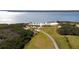 Aerial view of waterfront park with walking path at 2114 5Th E St, Palmetto, FL 34221