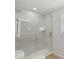 Large walk-in shower with marble tile and modern fixtures at 3054 Markridge Rd, Sarasota, FL 34231