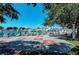 Scenic marina with numerous boats and waterfront walkway at 318 Barlow Ave # 71, Sarasota, FL 34232