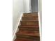 Clean stairs with wood-like laminate at 406 Barlow Ave # 65, Sarasota, FL 34232