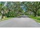 Residential street lined with lush trees and landscaping at 4410 Little John Trl, Sarasota, FL 34232