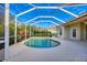 Inviting screened pool and patio area at 4677 Sweetmeadow Cir, Sarasota, FL 34238