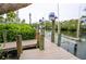 Steps from your house to your private boat dock at 5169 Oxford Dr, Sarasota, FL 34242