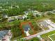 Aerial view of property and surrounding area at 5270 Adina Cir, North Port, FL 34291