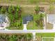 Bird's-eye view of the property and surroundings at 5270 Adina Cir, North Port, FL 34291