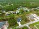 Aerial showing home's location in neighborhood at 5270 Adina Cir, North Port, FL 34291