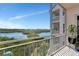 Spacious screened balcony overlooking the water at 5450 Eagles Point Cir # 301, Sarasota, FL 34231