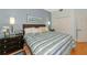 Comfortable bedroom with a king-size bed and ample closet space at 5450 Eagles Point Cir # 301, Sarasota, FL 34231