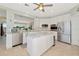 Updated kitchen with island and stainless steel appliances at 5450 Eagles Point Cir # 301, Sarasota, FL 34231