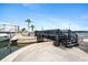 Private community bridge providing access to the marina at 5855 Midnight Pass Rd # 520, Sarasota, FL 34242