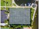 Aerial view of well maintained tennis courts at 5855 Midnight Pass Rd # 520, Sarasota, FL 34242