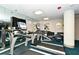 Modern gym with treadmills and elliptical machines at 775 Longboat Club Rd # 304, Longboat Key, FL 34228