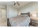 Cozy bedroom with double bed, nightstands, and ample closet space at 8112 Slipway Dr, Sarasota, FL 34240