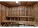 Clean and well-maintained wooden sauna at 9393 Midnight Pass Rd # 704, Sarasota, FL 34242