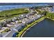 Property's waterfront location in a community at 941 Waterside Ln, Bradenton, FL 34209