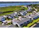 Bird's-eye view of home near the waterfront at 941 Waterside Ln, Bradenton, FL 34209