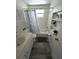 Clean bathroom with tub shower and white vanity at 970 S Allendale Ave, Sarasota, FL 34237