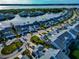 An aerial view of a waterfront community at 1219 Spoonbill Landings Cir, Bradenton, FL 34209