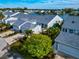Aerial view of multiple waterfront homes at 1229 Spoonbill Landings Cir, Bradenton, FL 34209