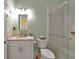 Bathroom with white vanity and walk-in shower at 1229 Spoonbill Landings Cir, Bradenton, FL 34209