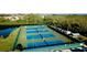 Well-maintained tennis courts for community use at 1229 Spoonbill Landings Cir, Bradenton, FL 34209