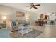 Bright living room with comfortable seating and open floor plan at 1243 Siesta Bayside Dr # D, Sarasota, FL 34242