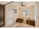 Cozy sitting area with two comfy window seats at 1243 Siesta Bayside Dr # D, Sarasota, FL 34242