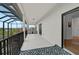 Covered patio with ample space for seating and relaxing at 13408 Swiftwater Way, Bradenton, FL 34211
