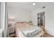 Bright bedroom with built-in washer/dryer and ensuite bathroom at 1703 N Tamiami Trl # 209, Sarasota, FL 34234