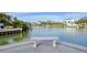 Scenic waterfront view with bench at 1703 N Tamiami Trl # 209, Sarasota, FL 34234