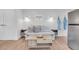 Studio living area with sofa and coffee table at 2226 Arlington St, Sarasota, FL 34239