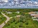 Aerial view of the neighborhood showing surrounding houses at 2534 Stagnaro Rd, North Port, FL 34287