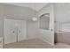 Kitchen with a breakfast nook and updated light fixture at 2534 Stagnaro Rd, North Port, FL 34287