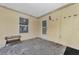Small covered patio with flagstone flooring at 2534 Stagnaro Rd, North Port, FL 34287