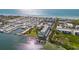 Aerial view of waterfront property at 3810 Gulf Of Mexico Dr # F302, Longboat Key, FL 34228