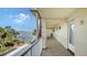 Balcony with water views and access to condo unit at 3810 Gulf Of Mexico Dr # F302, Longboat Key, FL 34228