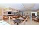 Community room with bar and seating area at 3810 Gulf Of Mexico Dr # F302, Longboat Key, FL 34228