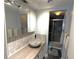 Updated bathroom with vessel sink and walk-in shower at 425 30Th W Ave # C212, Bradenton, FL 34205