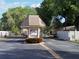 Photo of the community entrance sign and gate at 425 30Th W Ave # C212, Bradenton, FL 34205