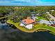 Lakeside community center with outdoor seating and parking at 4917 Sabal Lake Cir, Sarasota, FL 34238