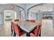 Open concept dining room with view into Gathering room at 5607 Tidewater Preserve Blvd, Bradenton, FL 34208