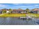 Private dock and backyard access to the peaceful canal at 5607 Tidewater Preserve Blvd, Bradenton, FL 34208