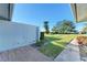 Private patio area with access to the backyard at 6704 11Th W Ave, Bradenton, FL 34209