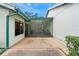 Private patio with access to the community at 7340 Silver Fern Blvd # 5, Sarasota, FL 34241