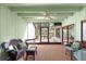 Enjoy this screened patio overlooking the backyard at 7340 Silver Fern Blvd # 5, Sarasota, FL 34241