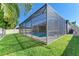 Screened pool and spa with spacious backyard at 11306 77Th E St, Parrish, FL 34219