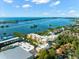 Aerial view of waterfront community, showcasing its location and amenities at 14041 Bellagio Way # 315, Osprey, FL 34229