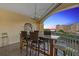 Spacious balcony with water views and outdoor seating at 14041 Bellagio Way # 315, Osprey, FL 34229