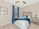 Comfortable bedroom with a double bed at 17633 Cantarina Cv, Bradenton, FL 34211