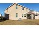 Two-story house with screened patio and backyard at 17633 Cantarina Cv, Bradenton, FL 34211